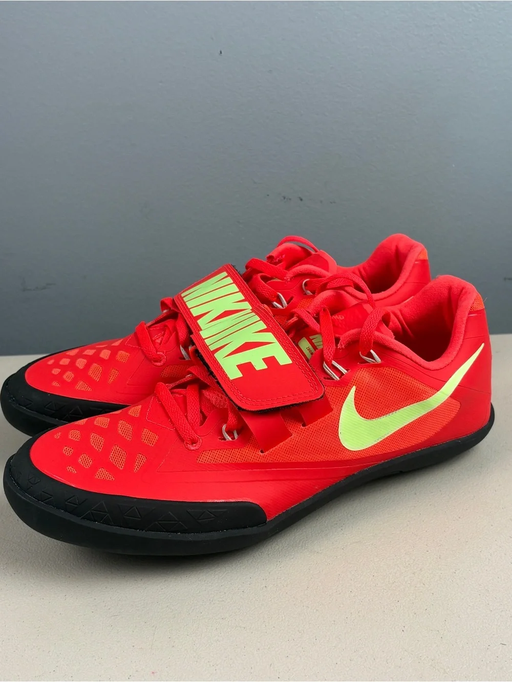 Nike Zoom SD 4 Track Field Throwing Shoes Crimson Men Sz 7 Fit Woman’s Sz 8.5
